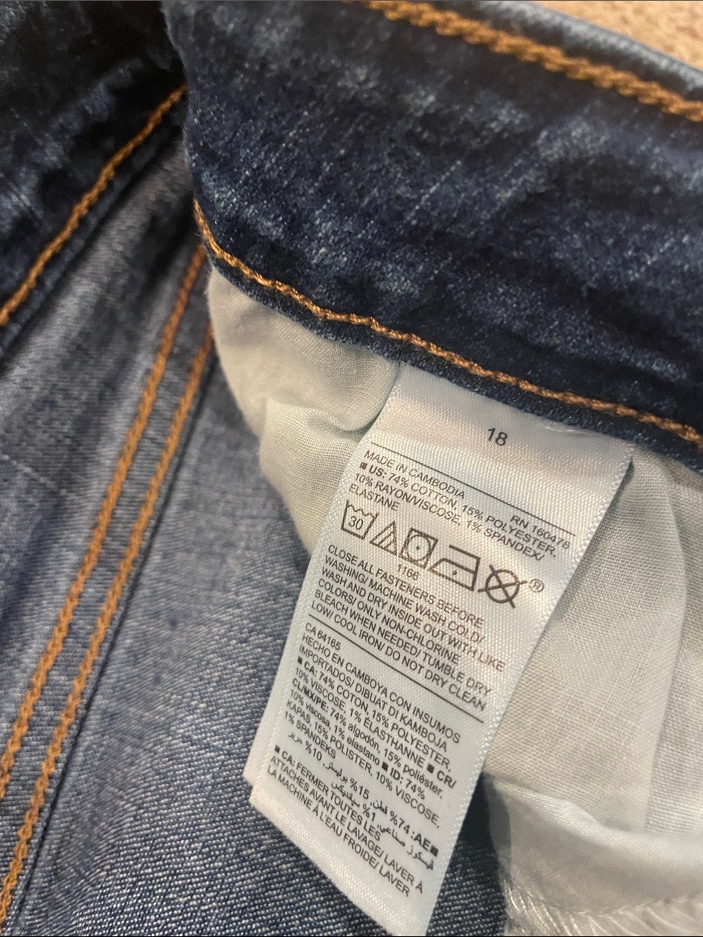 Classic Dark Blue Women's Jeans Super Skinny - Picture 7 of 8